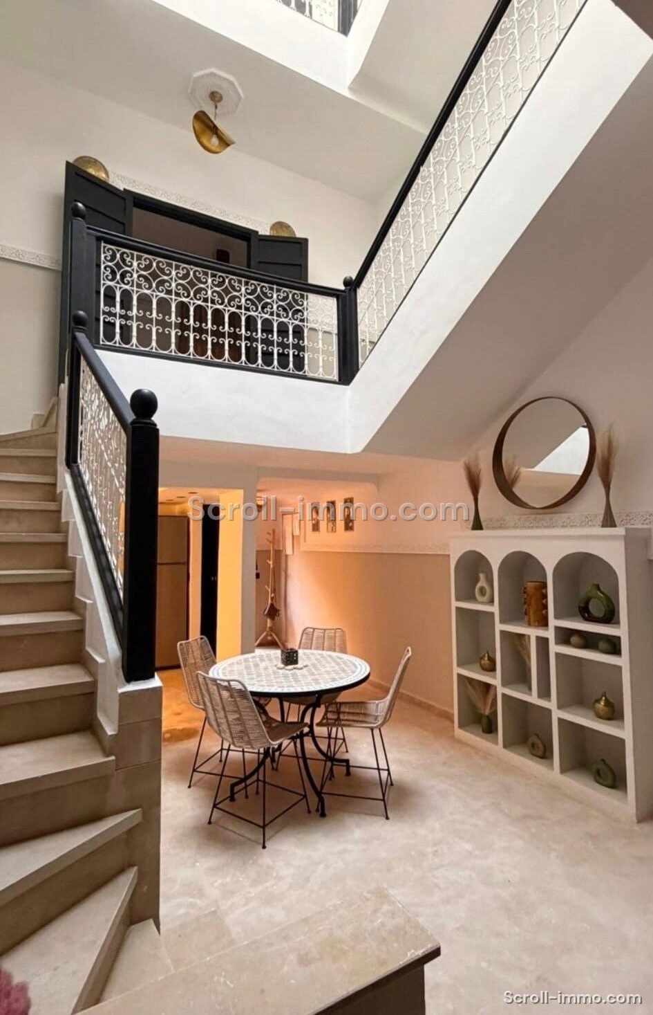 Riad de charme avec rooftop panoramique – Marrakech – 150m² à Bab lakhmis