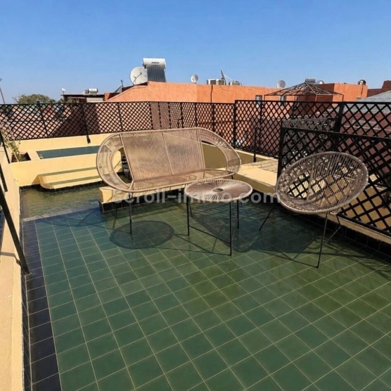 Riad de charme avec rooftop panoramique – Marrakech – 150m² à Bab lakhmis