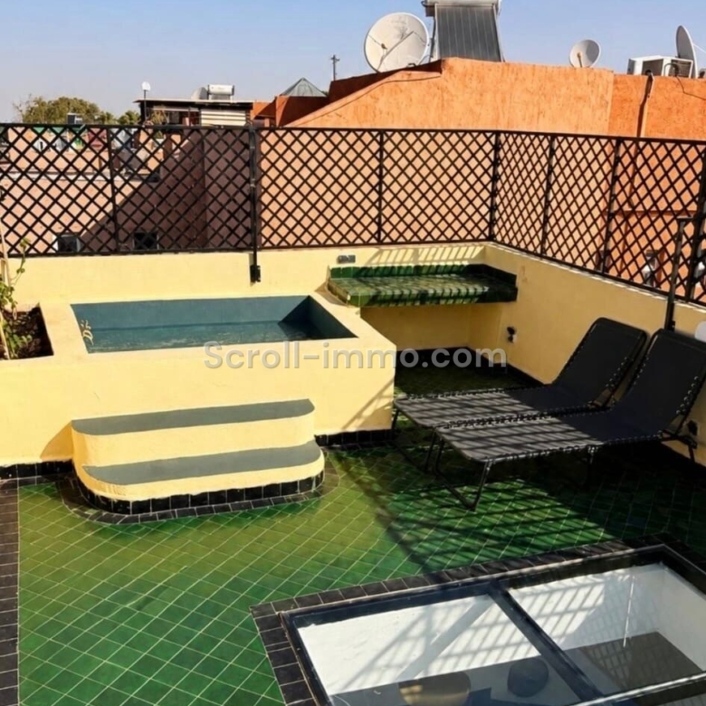 Riad de charme avec rooftop panoramique – Marrakech – 150m² à Bab lakhmis