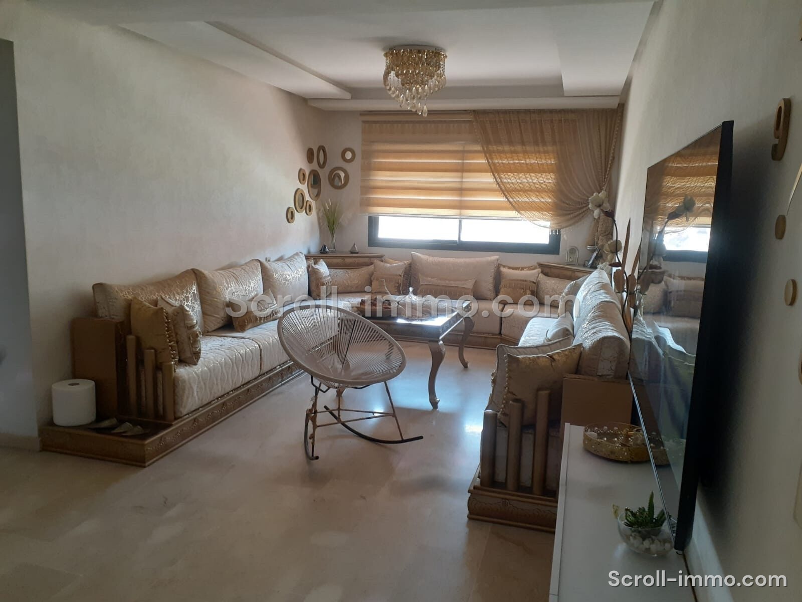Appartement dans une résidence avec piscine à vendre – 80m² à Route de Safi