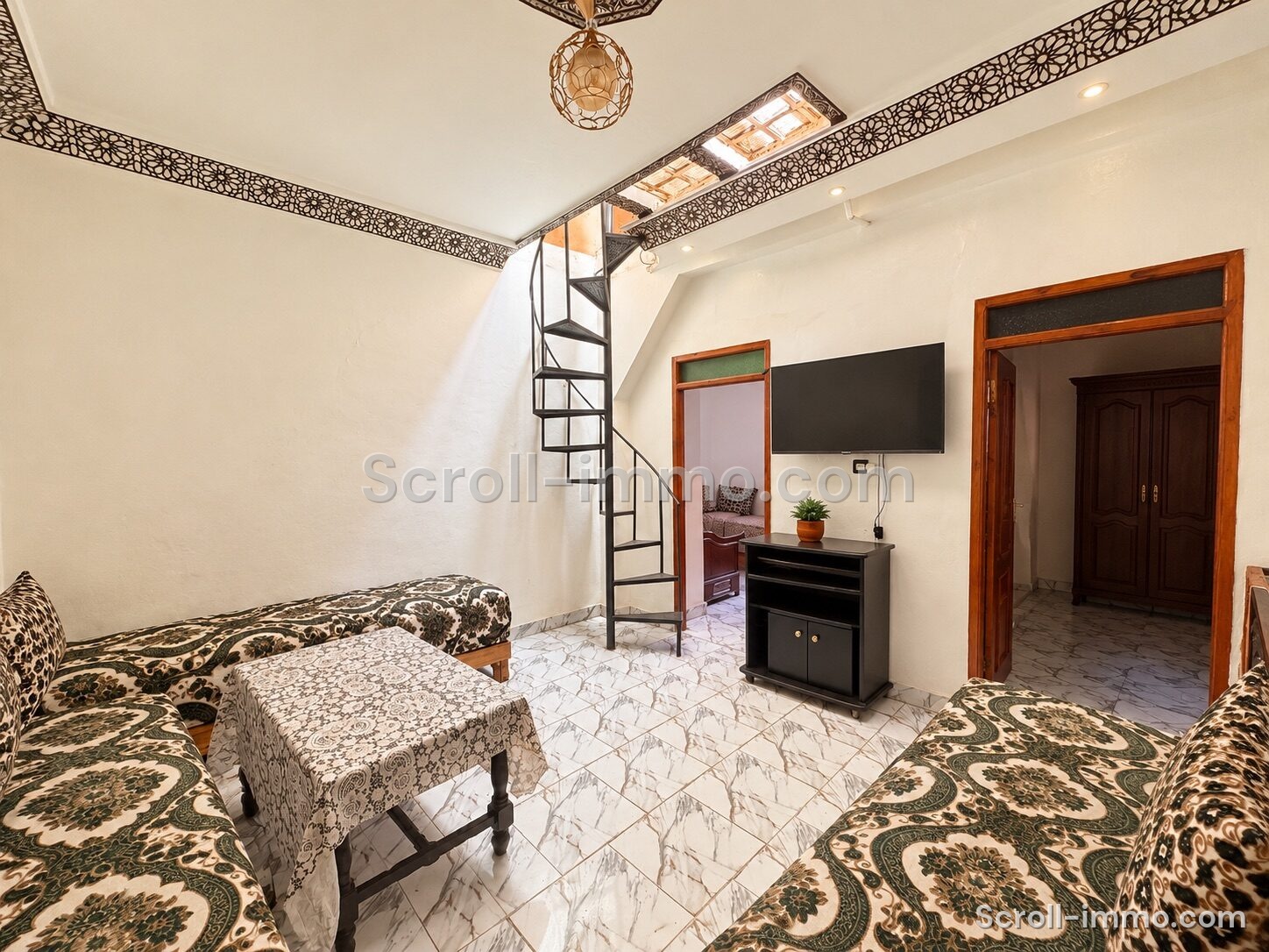 Petit Riad au cœur de la médina – 68m² à Sidi Boudchich