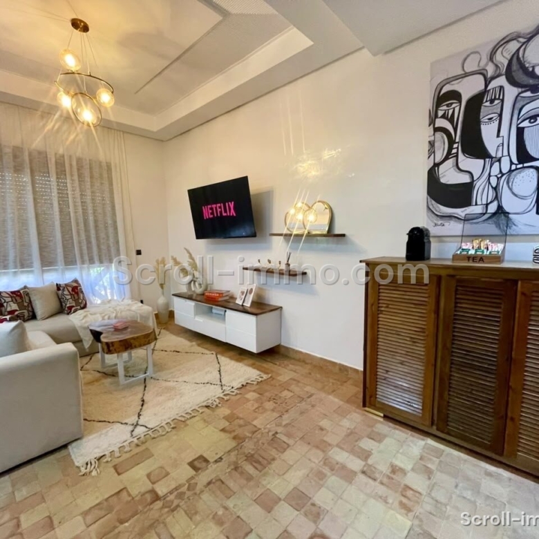 Appartement meublé à la palmeraie – 66m²