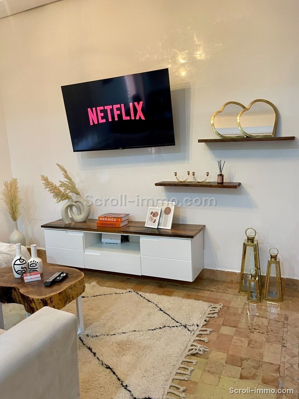 Appartement meublé à la palmeraie – 66m²