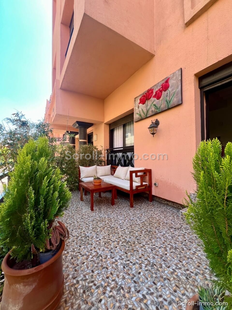 Appartement meublé à la palmeraie – 66m²