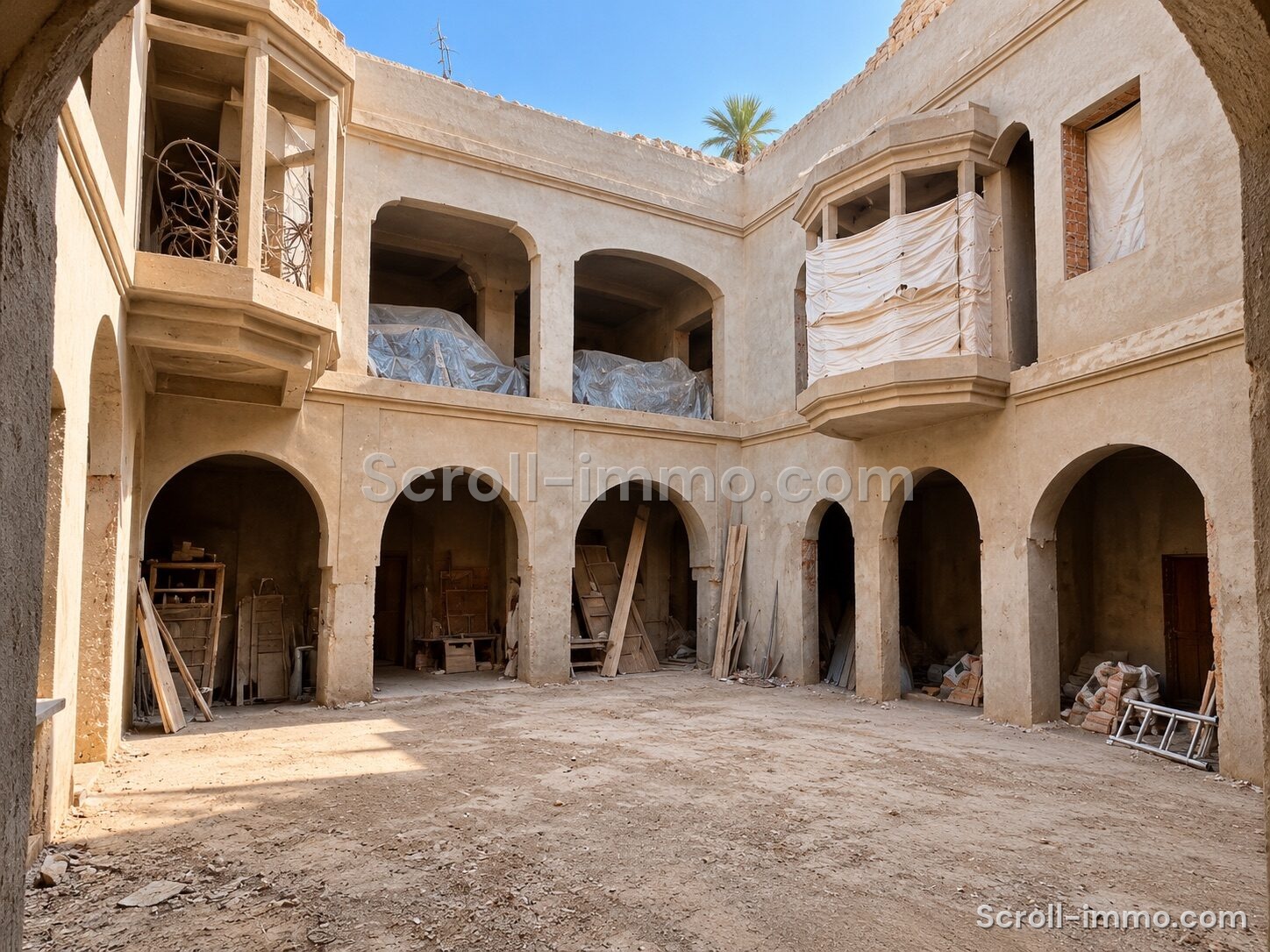 Riad authentique semi fini – 245m² à Laksour