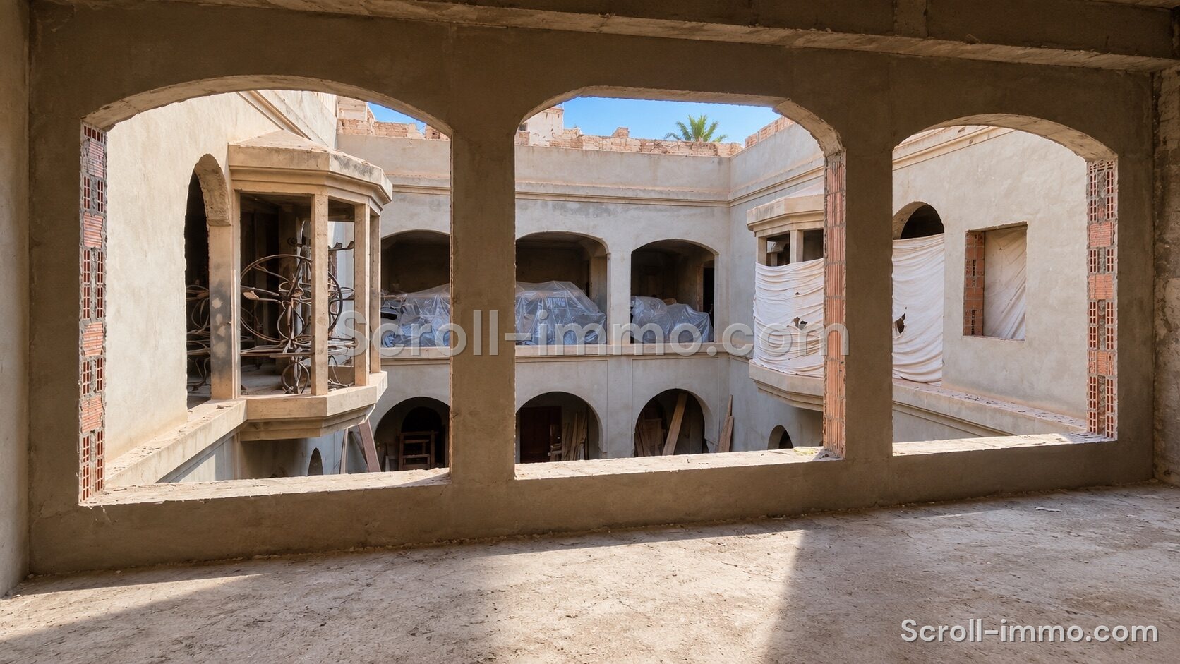 Riad authentique semi fini – 245m² à Laksour