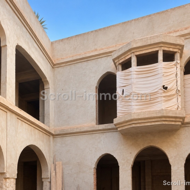 Riad authentique semi fini – 245m² à Laksour