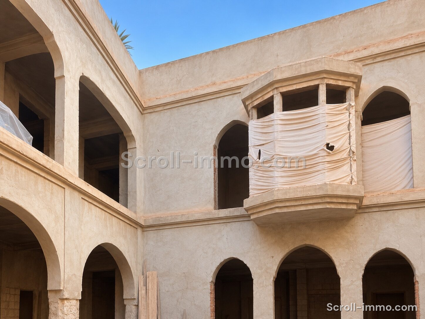 Riad authentique semi fini – 245m² à Laksour