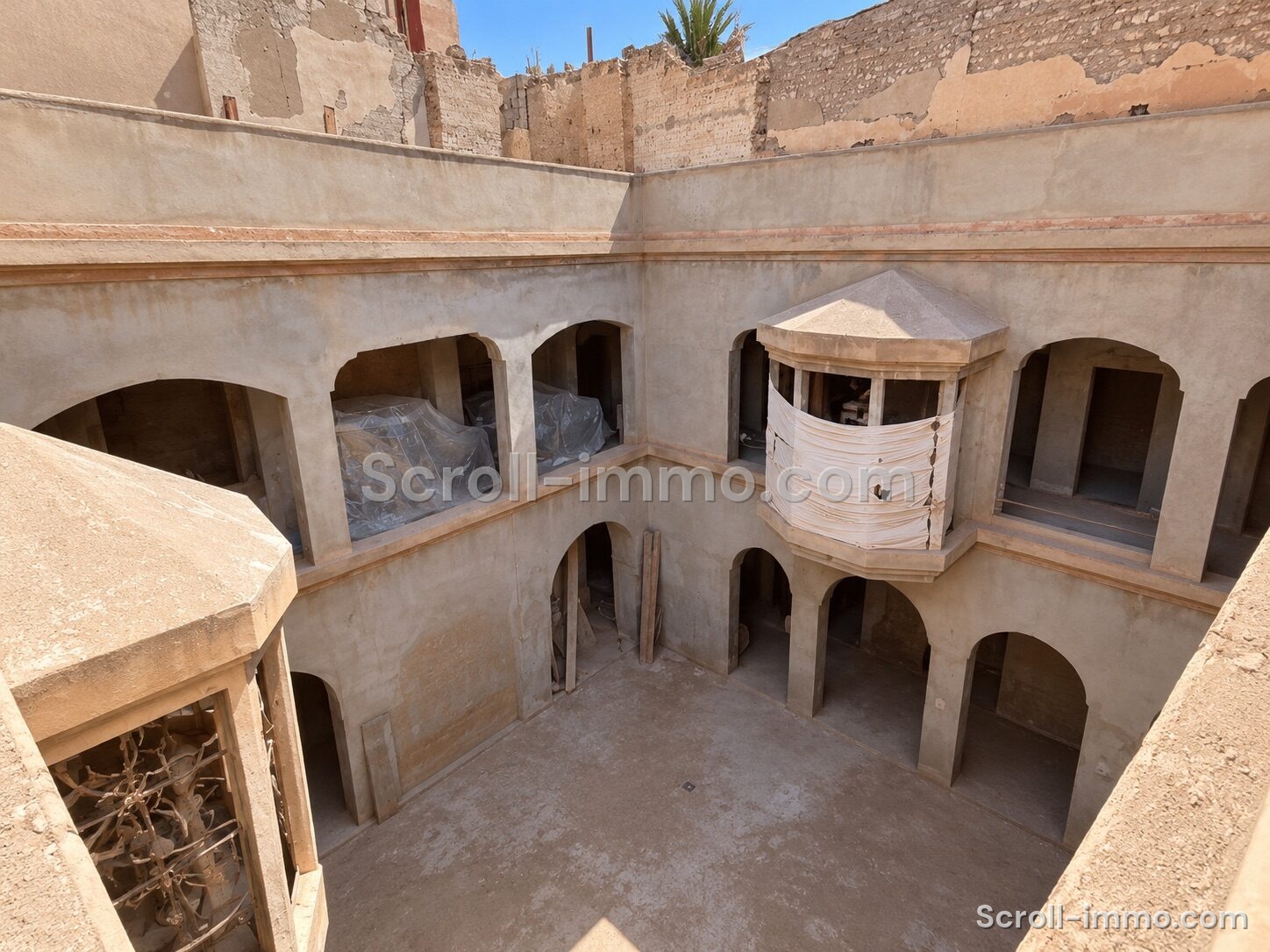 Riad authentique semi fini – 245m² à Laksour