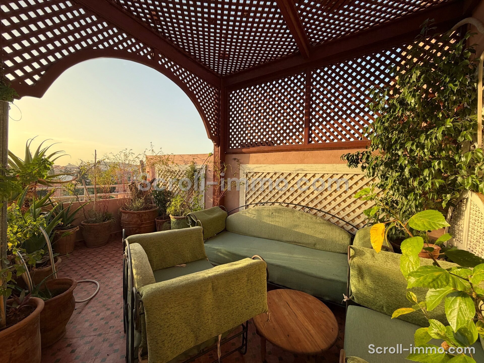 À vendre appartement ensoleillé avec terrasse – 111m² à Guéliz